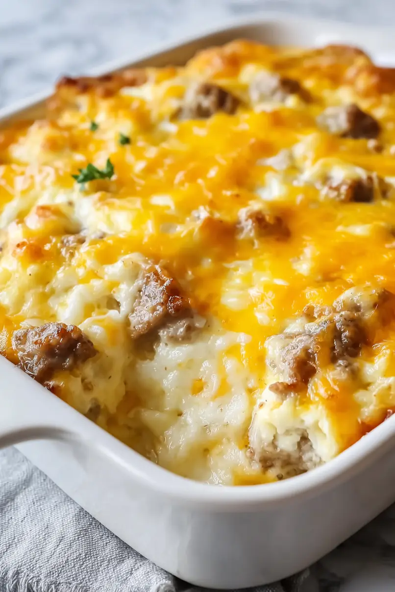 Hearty Sausage Gravy Casserole