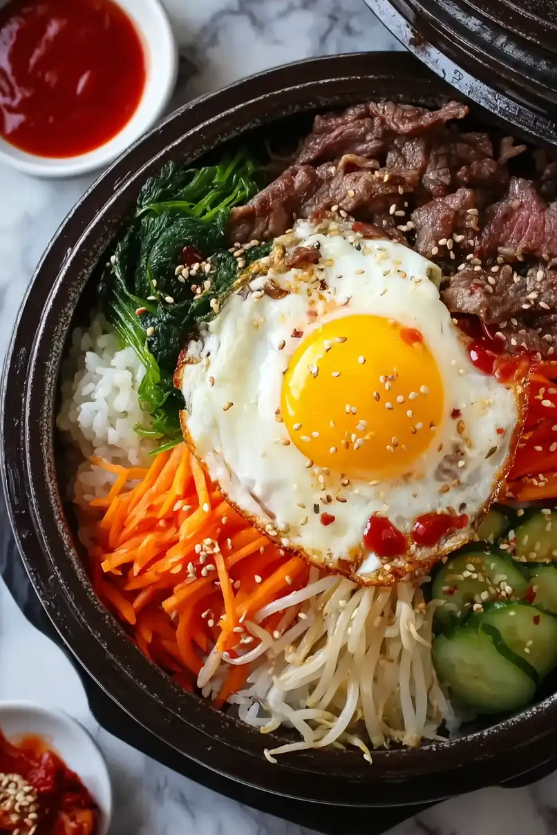 Tasty Rice Cooker Bibimbap