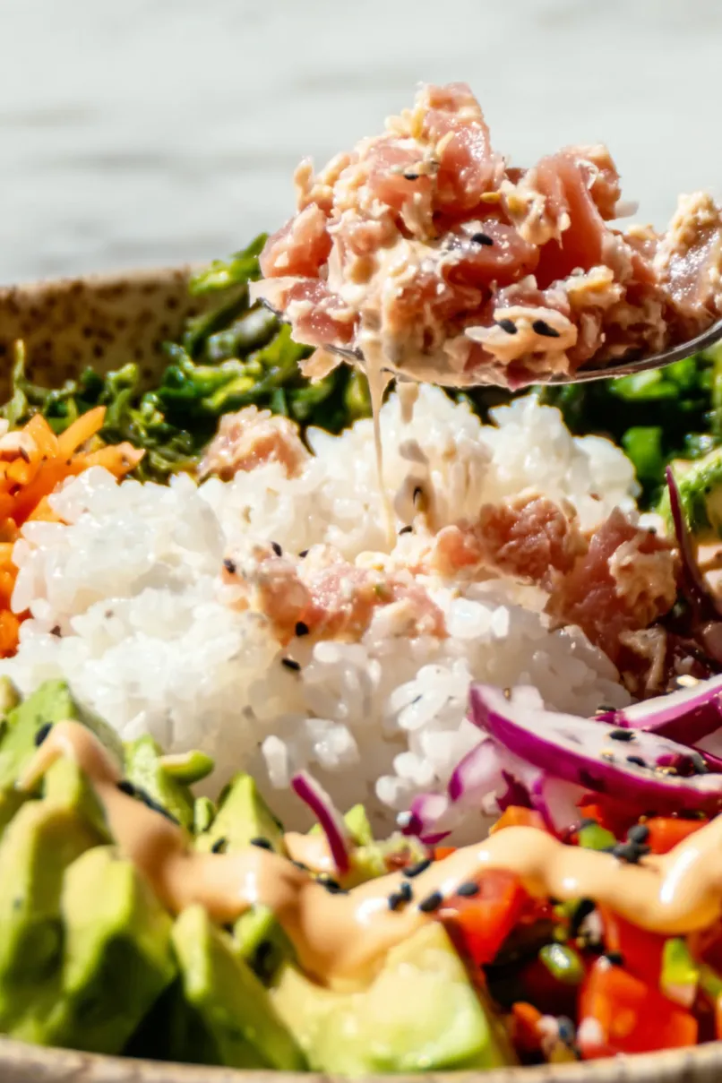 Best Canned Tuna Poke Bowl