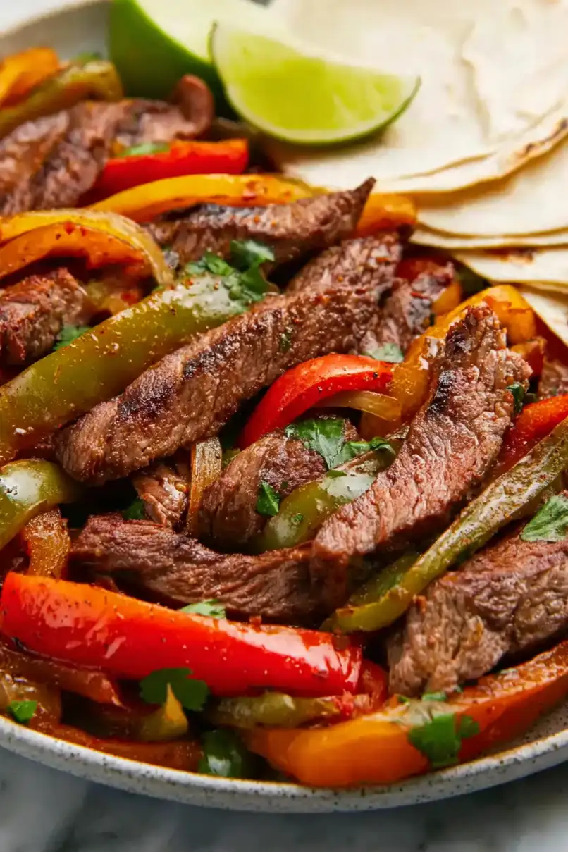 Easy Sheet Pan Skirt Steak Fajitas