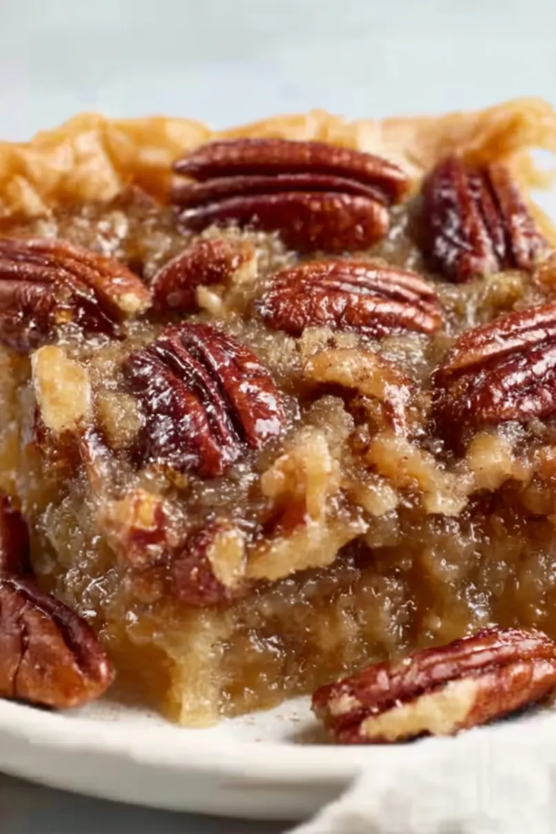 Healthy Twist on Pecan Pie Cobbler