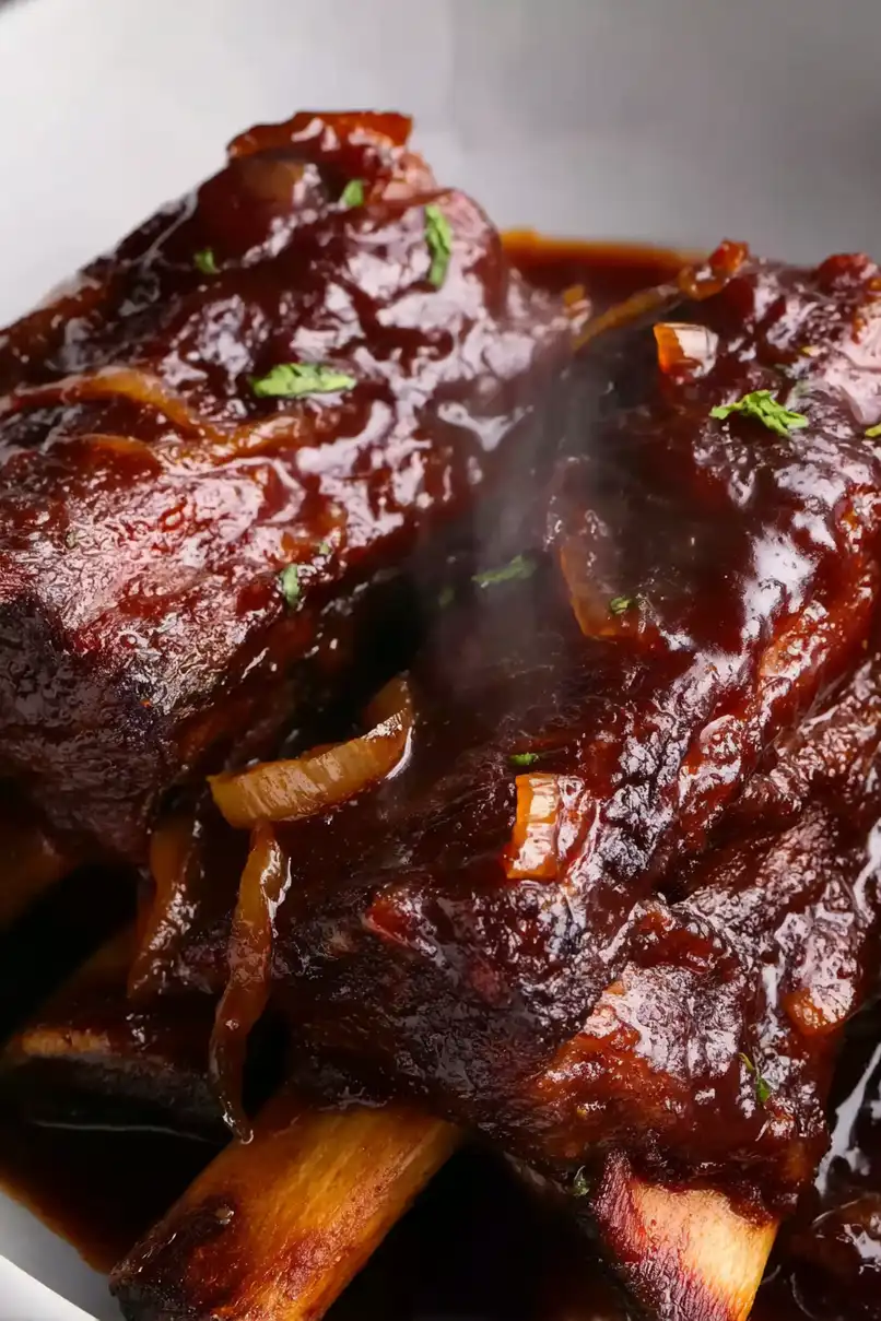 Melt-in-Your-Mouth Crock Pot BBQ Short Ribs