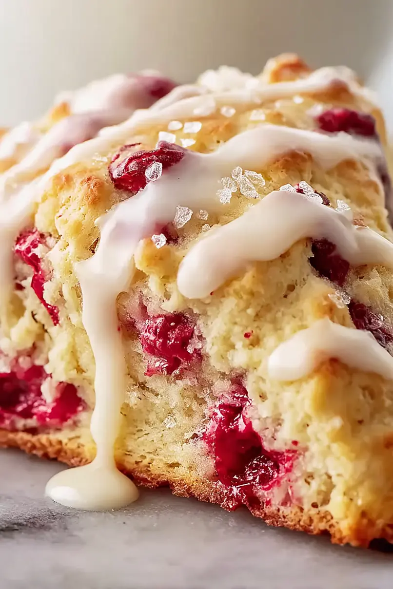 Sweet Raspberry Scones