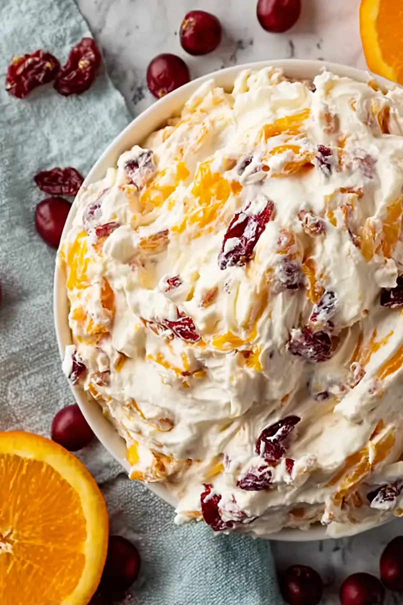 Orange Cranberry Apricot Cream Cheese Dip