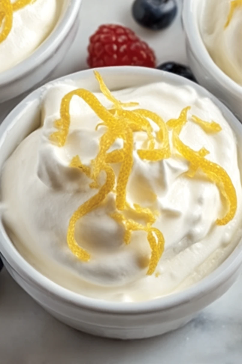 Easy Cottage Cheese Lemon Mousse