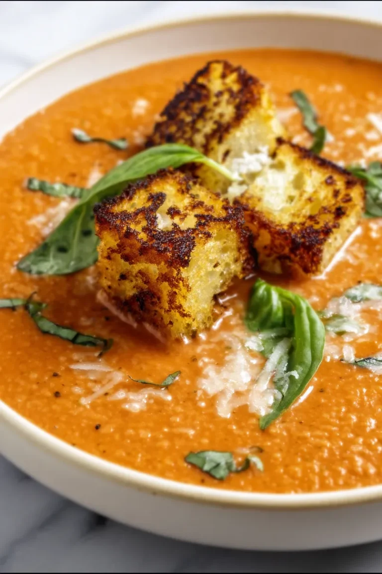 Creamy Tomato Soup with Heavy Cream