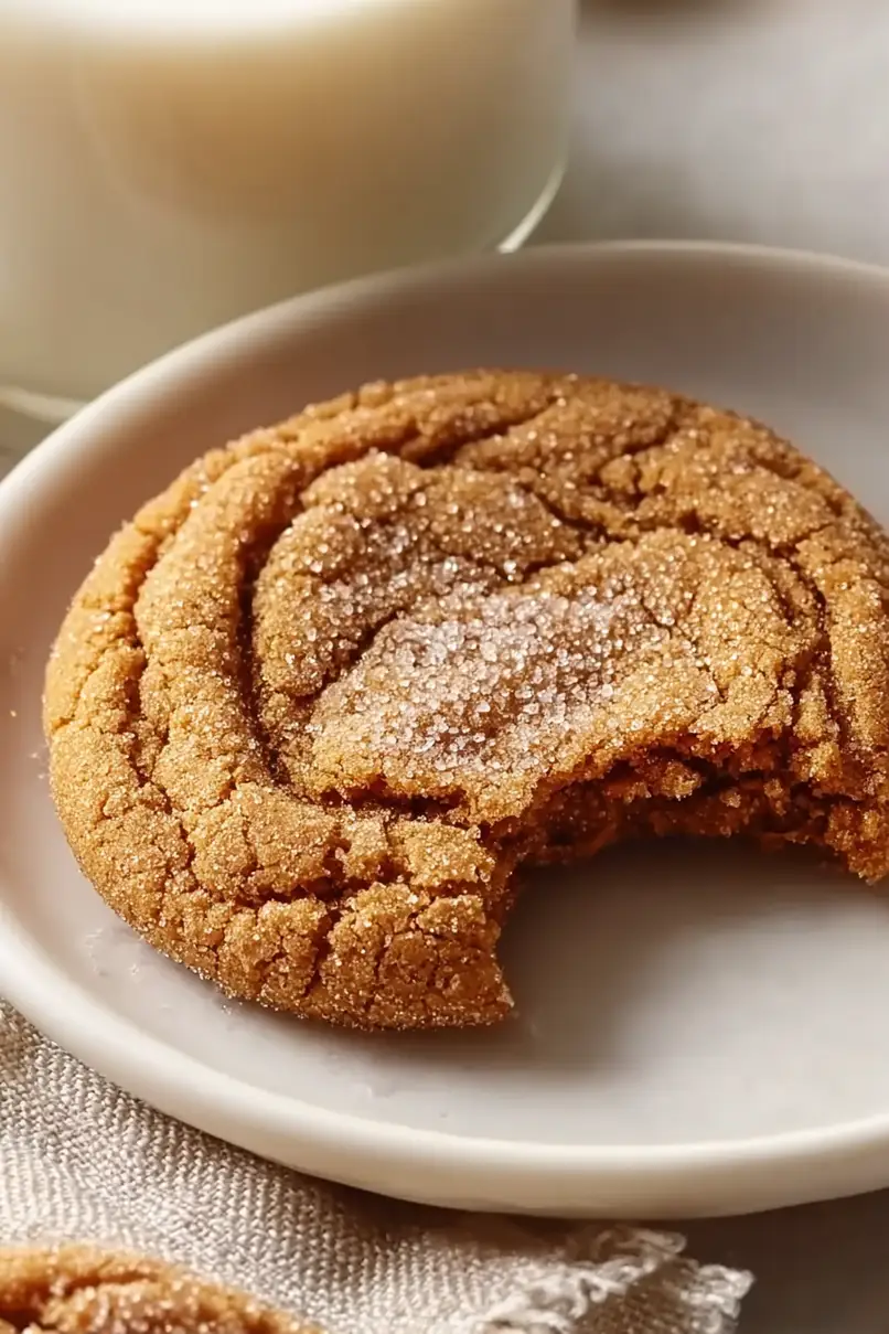 Tasty Chewy Chai Spiced Molasses Cookies