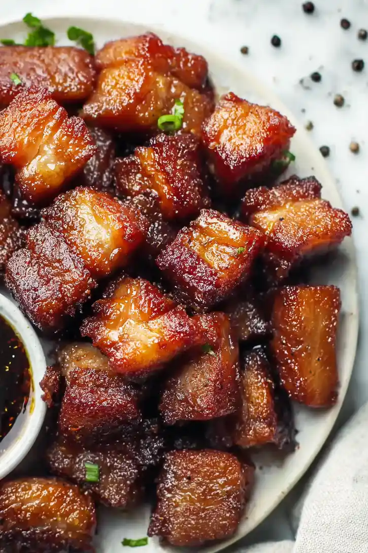 Quick Air Fryer Pork Belly Bites