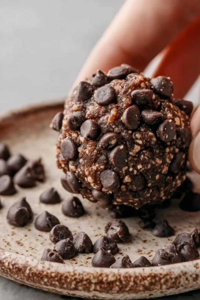 No-Bake Brownie Protein Balls