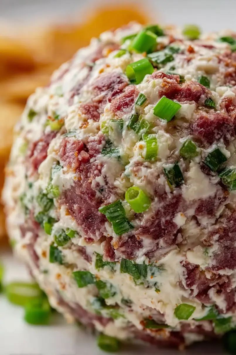 Tasty Dried Beef Cheese Ball
