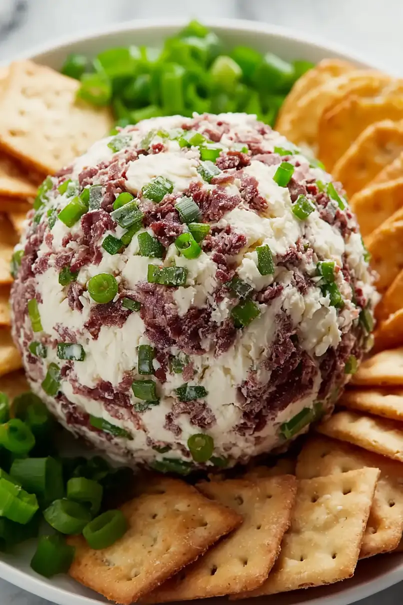 Tasty Dried Beef Cheese Ball