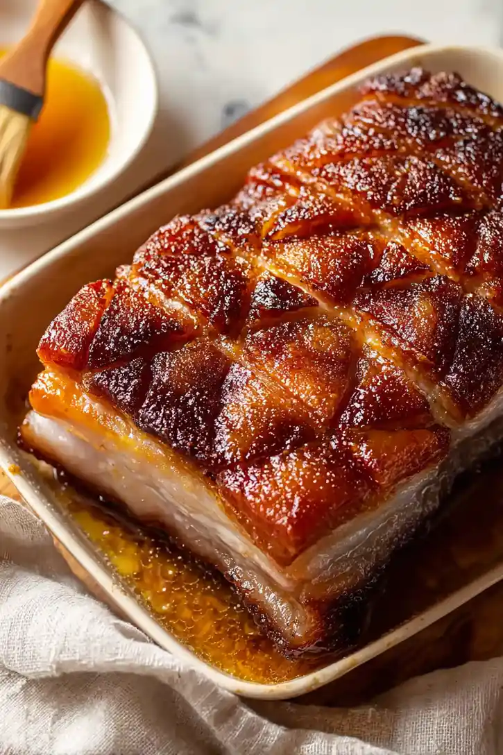 Savory Honey Glazed Pork Belly