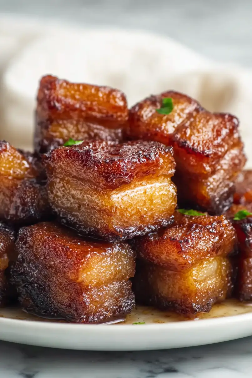 Quick Air Fryer Pork Belly Bites