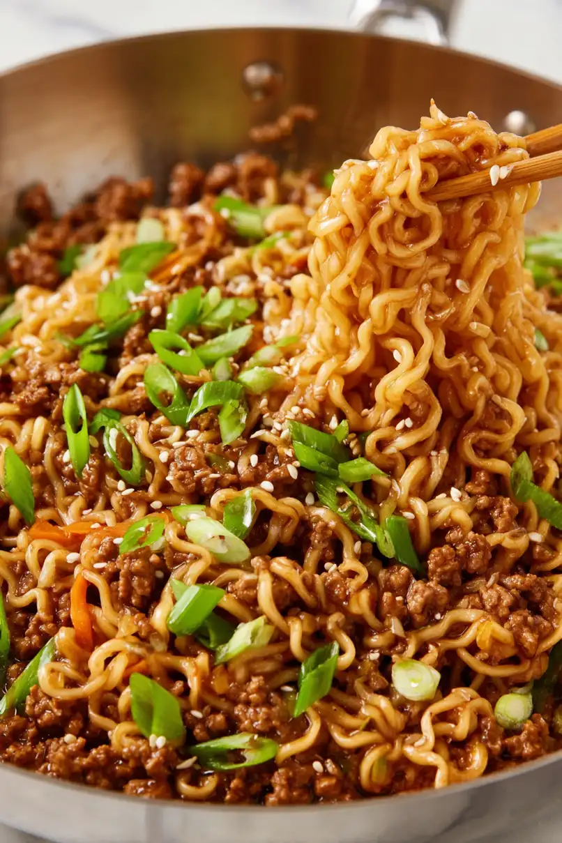 Tasty Ground Pork Ramen