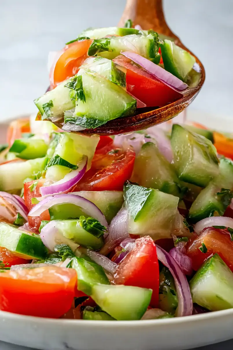 Quick Italian Cucumber Salad
