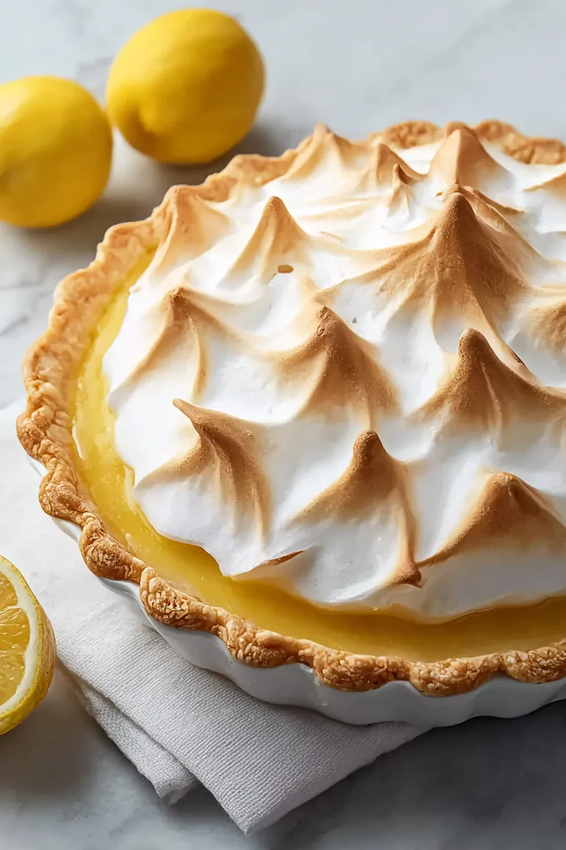 Fluffy Old Fashioned Lemon Meringue Pie
