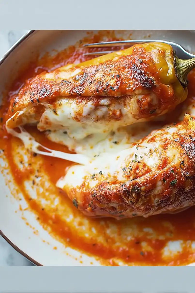 Classic Hot Sausage Stuffed Banana Peppers