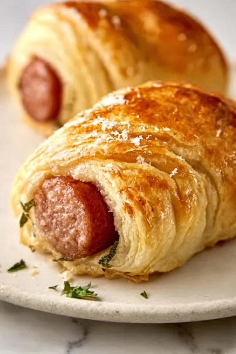 Juicy Puff Pastry Pigs in a Blanket