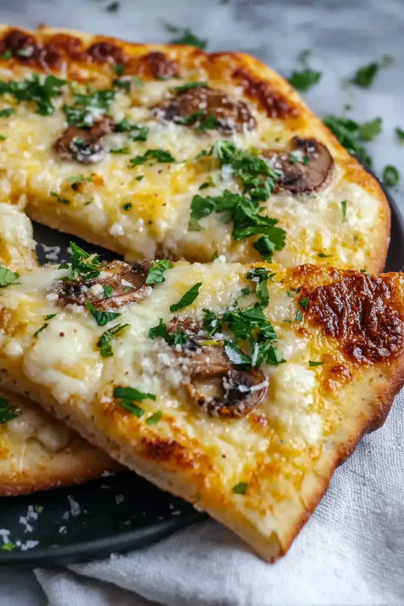 Best Mushroom Flatbread Pizza
