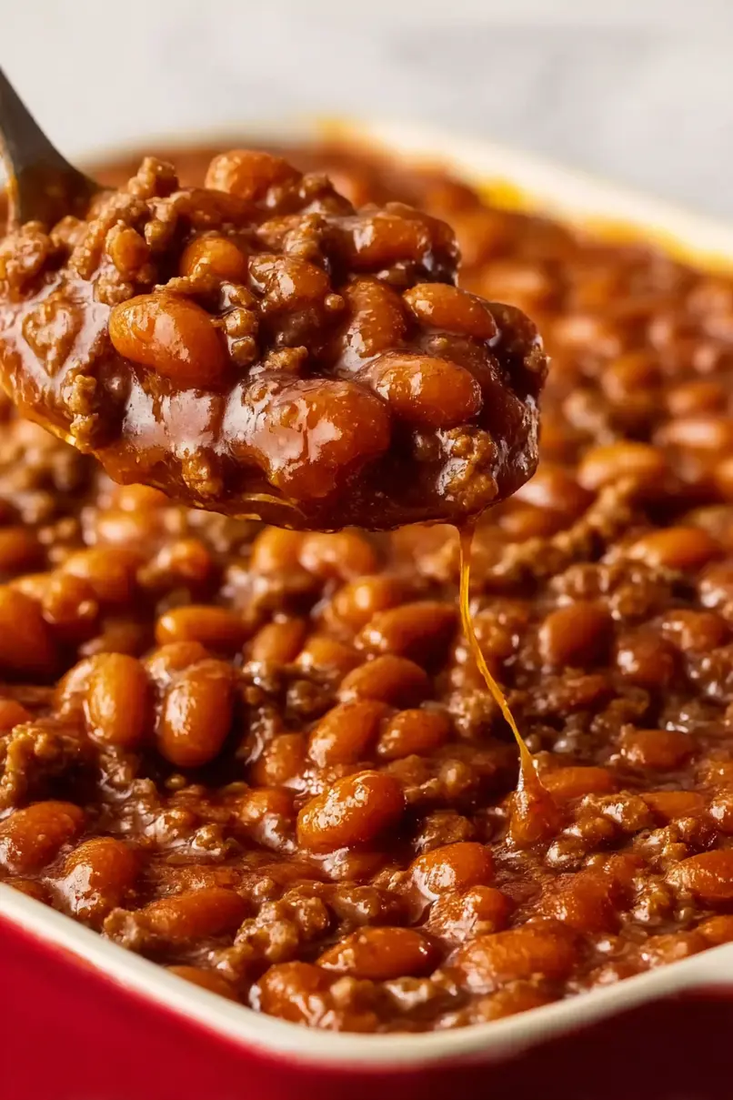 Tasty Baked Beans with Ground Beef
