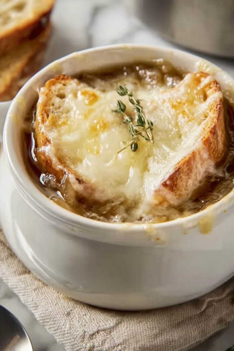 Savory Vegetarian French Onion Soup