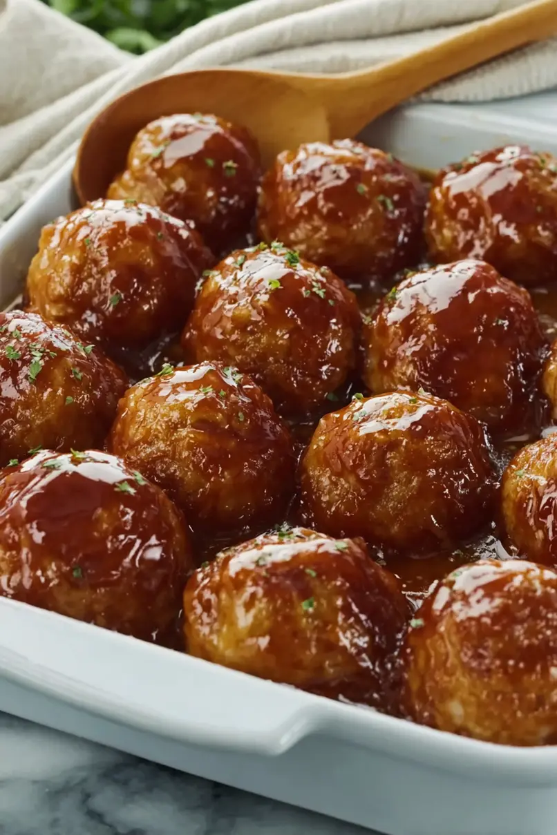 Easy Baked Ham Balls Recipe