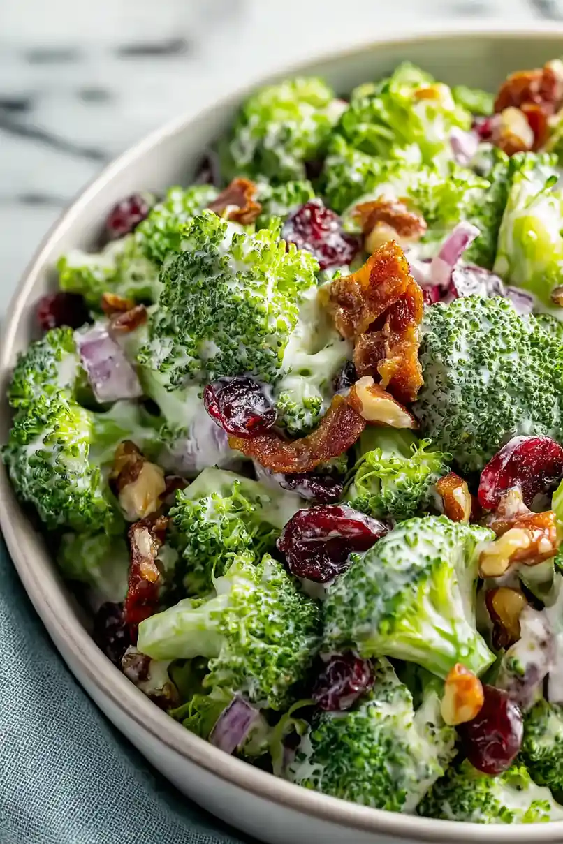 Best Broccoli Salad with Greek Yogurt
