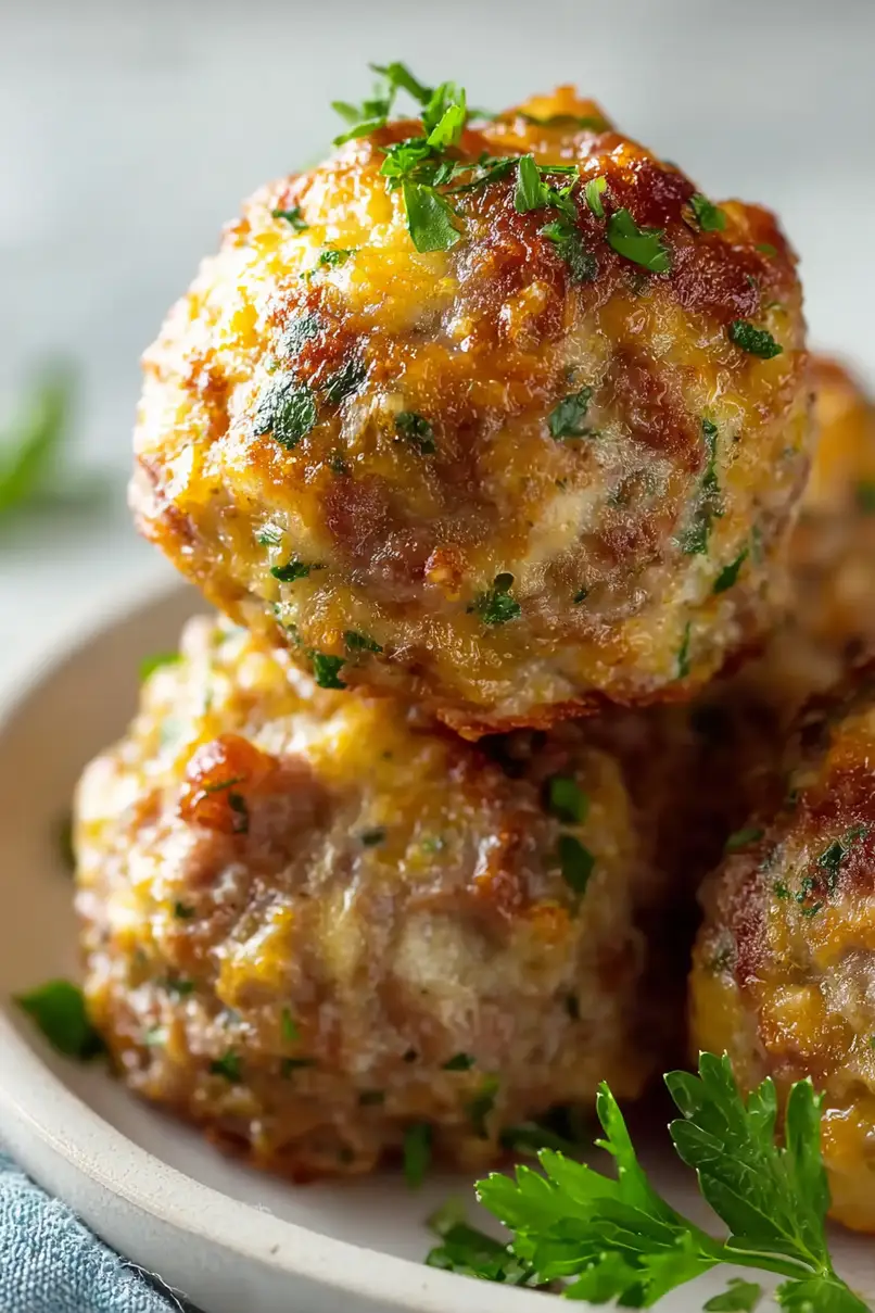 Savory Sausage Stuffing Balls