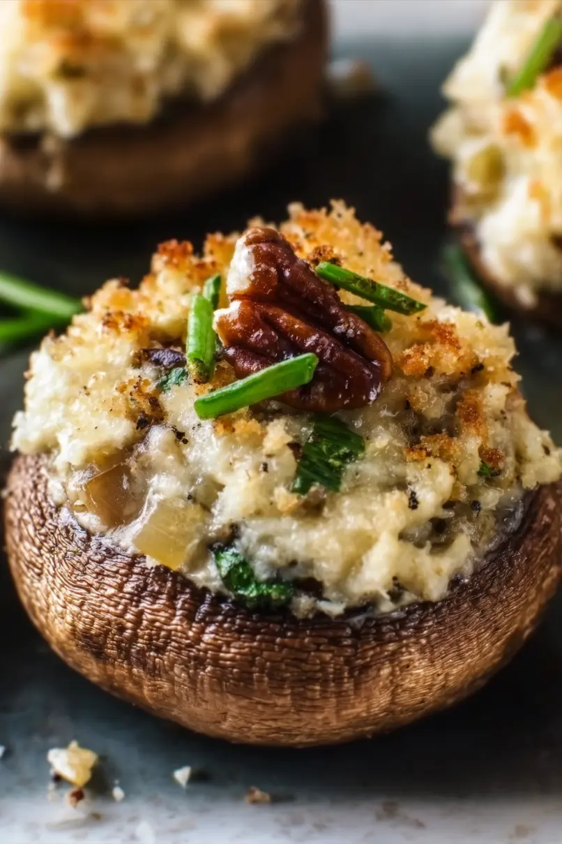Best Christmas Stuffed Mushrooms