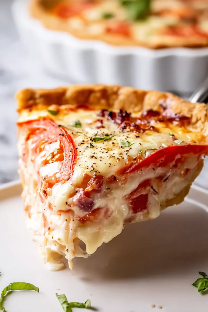 Traditional Amish Tomato Pie