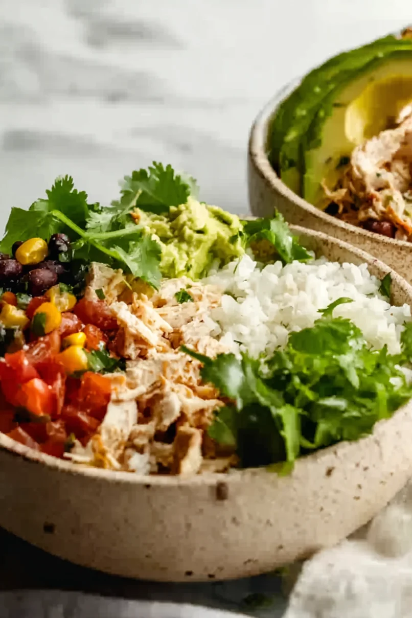 Delicious Rotisserie Chicken Burrito Bowl
