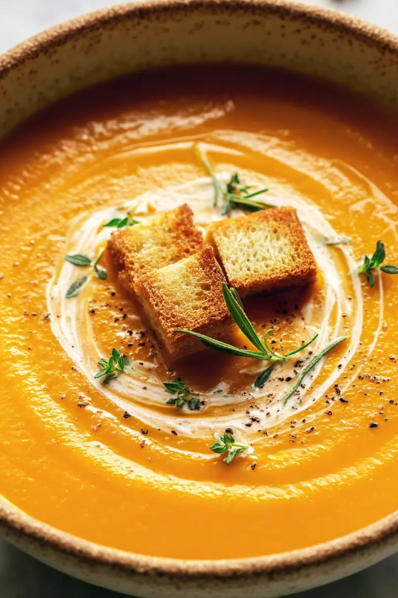 Quick Butternut Squash Apple Soup