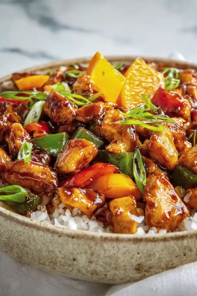 Juicy Blackstone Orange Chicken