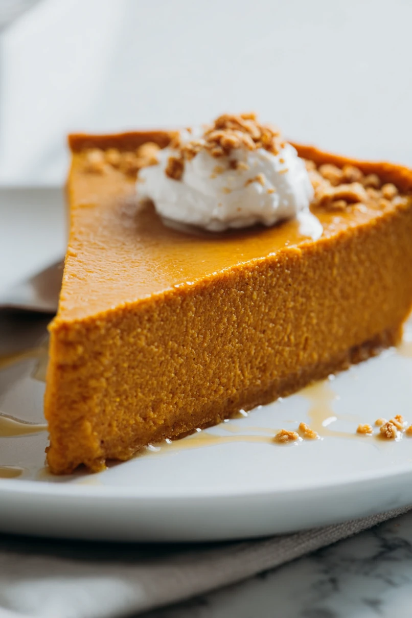 Easy No Crust Pumpkin Pie