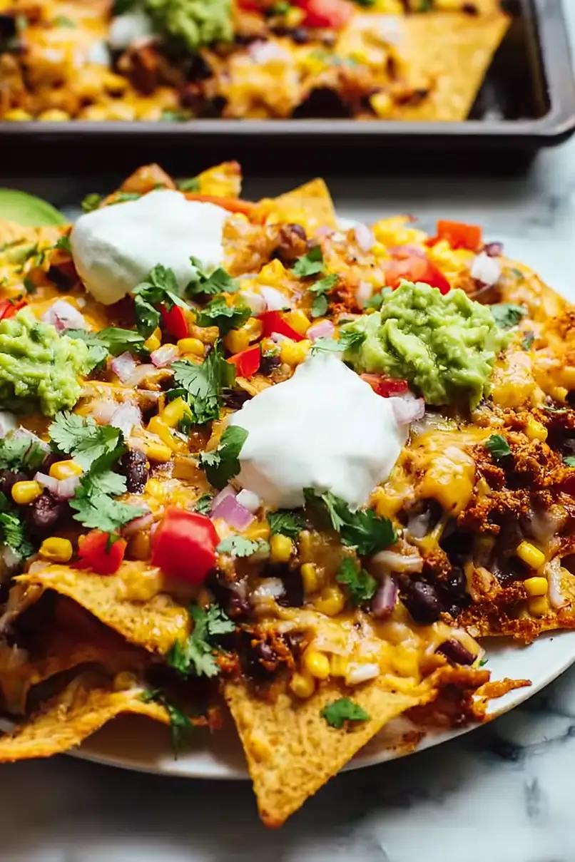 Loaded Vegetarian Nachos