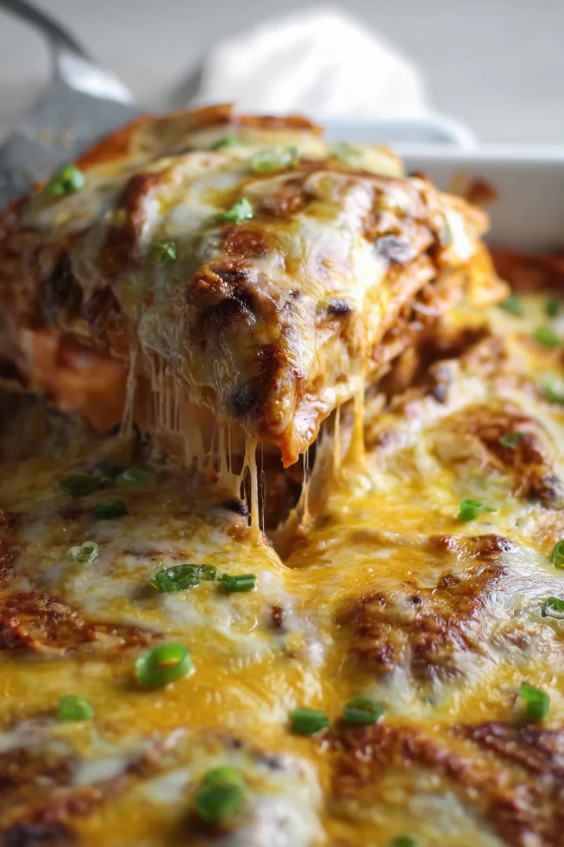 Easy Ground Chicken Taco Casserole