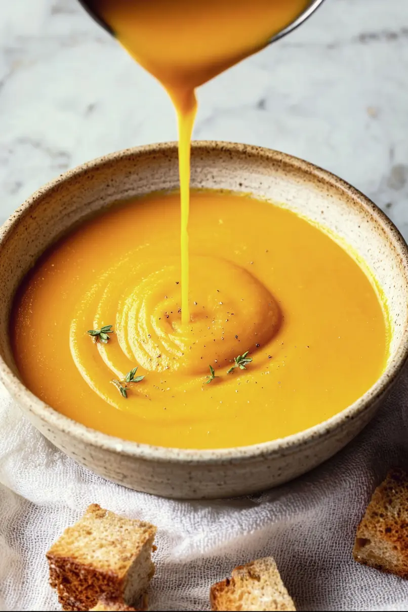 Quick Butternut Squash Apple Soup