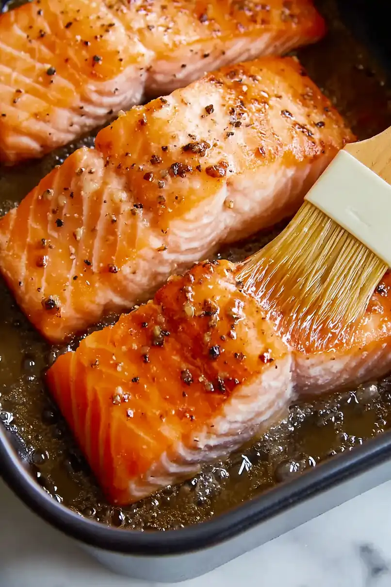 20-Minute Air Fryer Maple Glazed Salmon