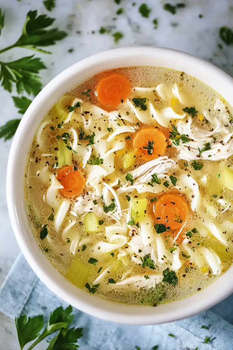 Flavorful Instant Pot Chicken Noodle Soup