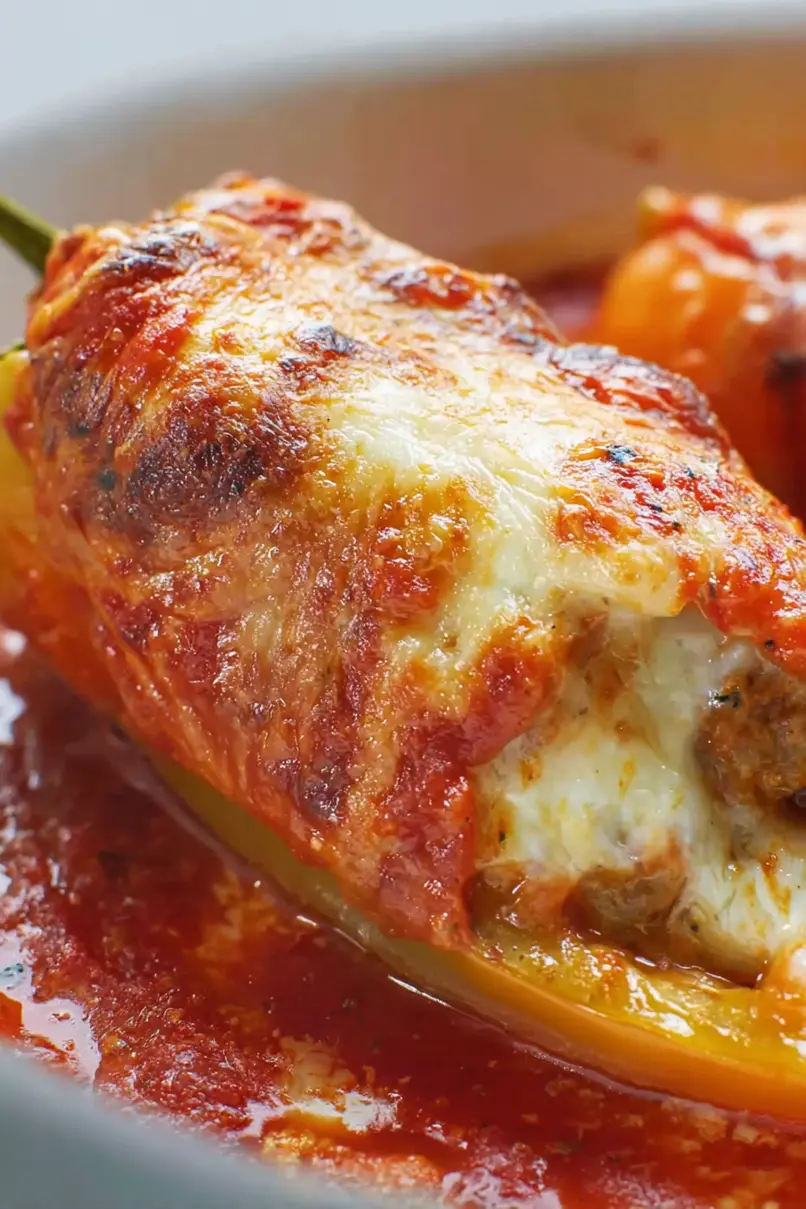 Classic Hot Sausage Stuffed Banana Peppers