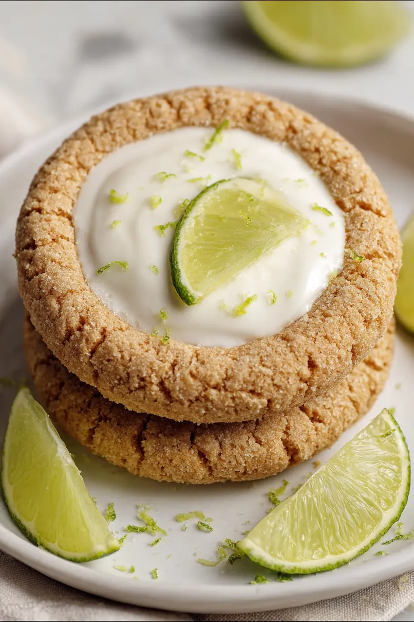 Zesty Key Lime Pie Cookies