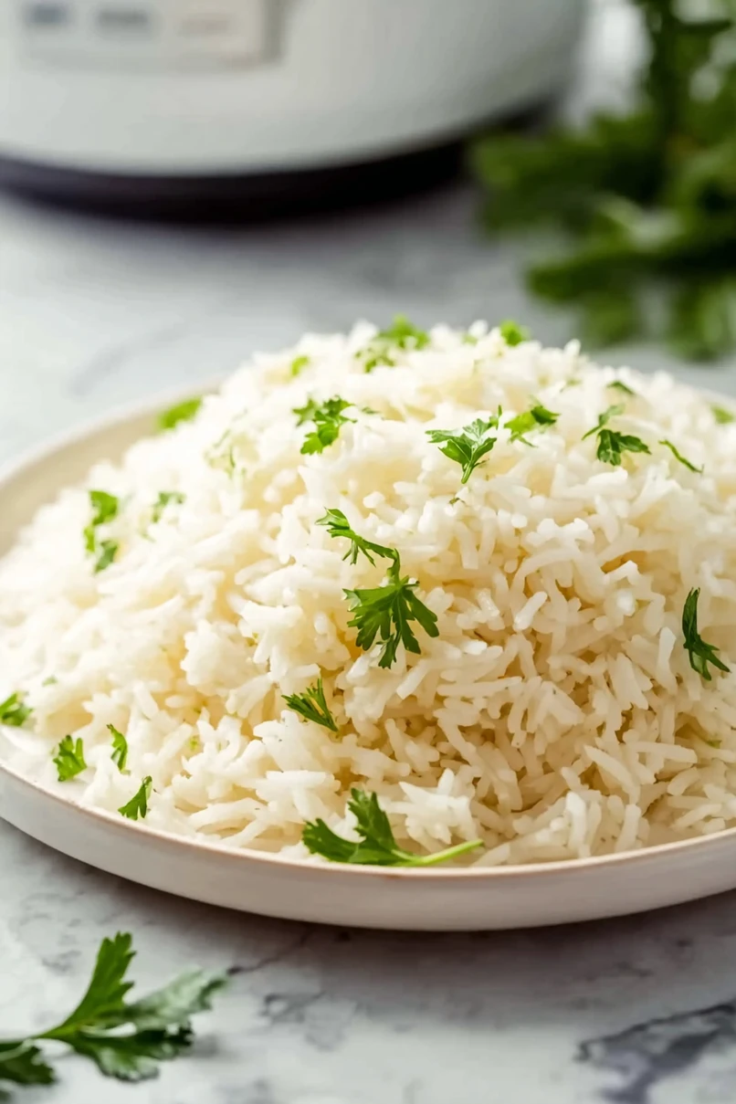 Best Rice Cooker Garlic Butter Rice