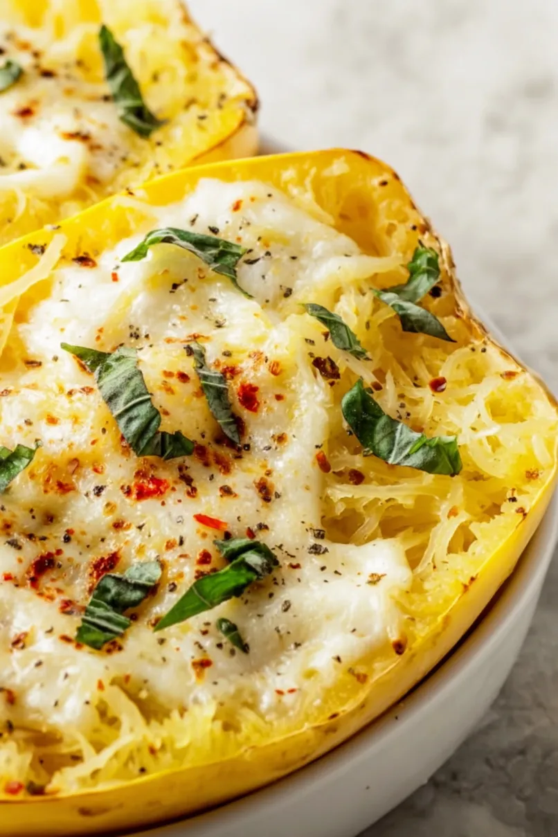 Healthy Cottage Cheese Spaghetti Squash