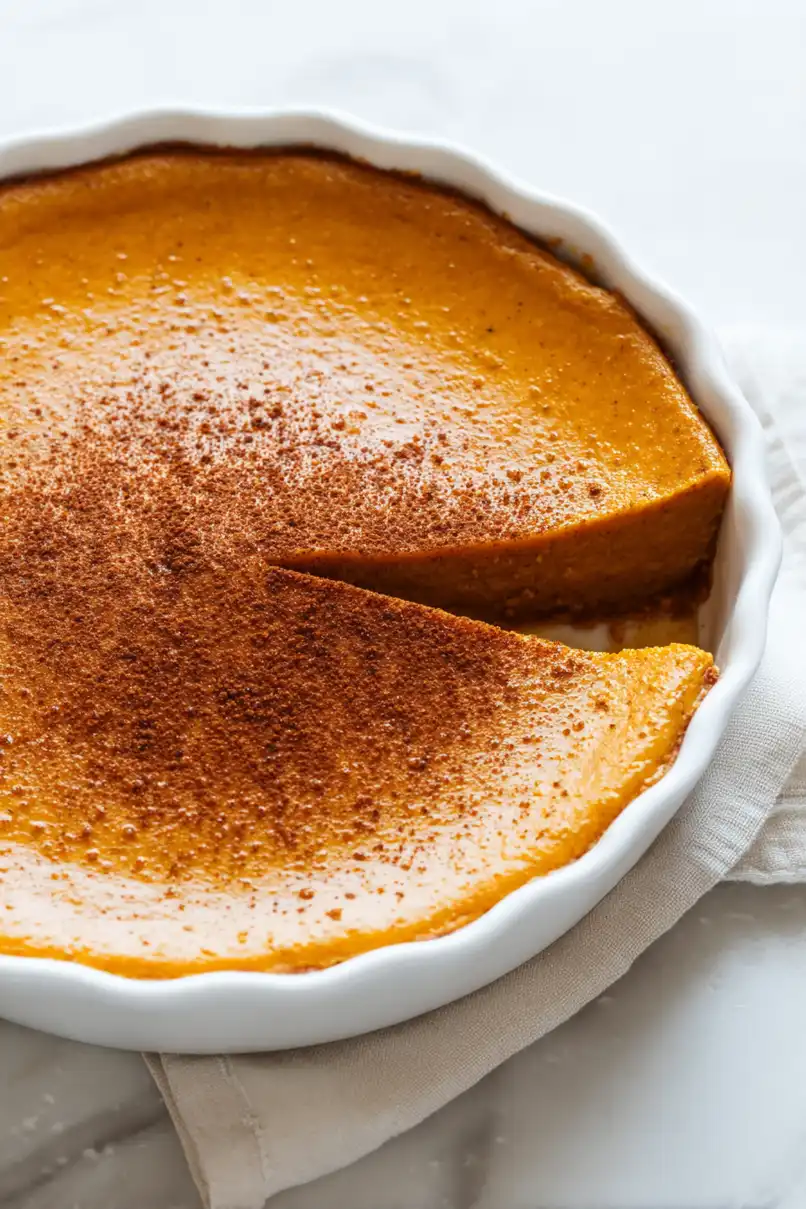 Easy No Crust Pumpkin Pie