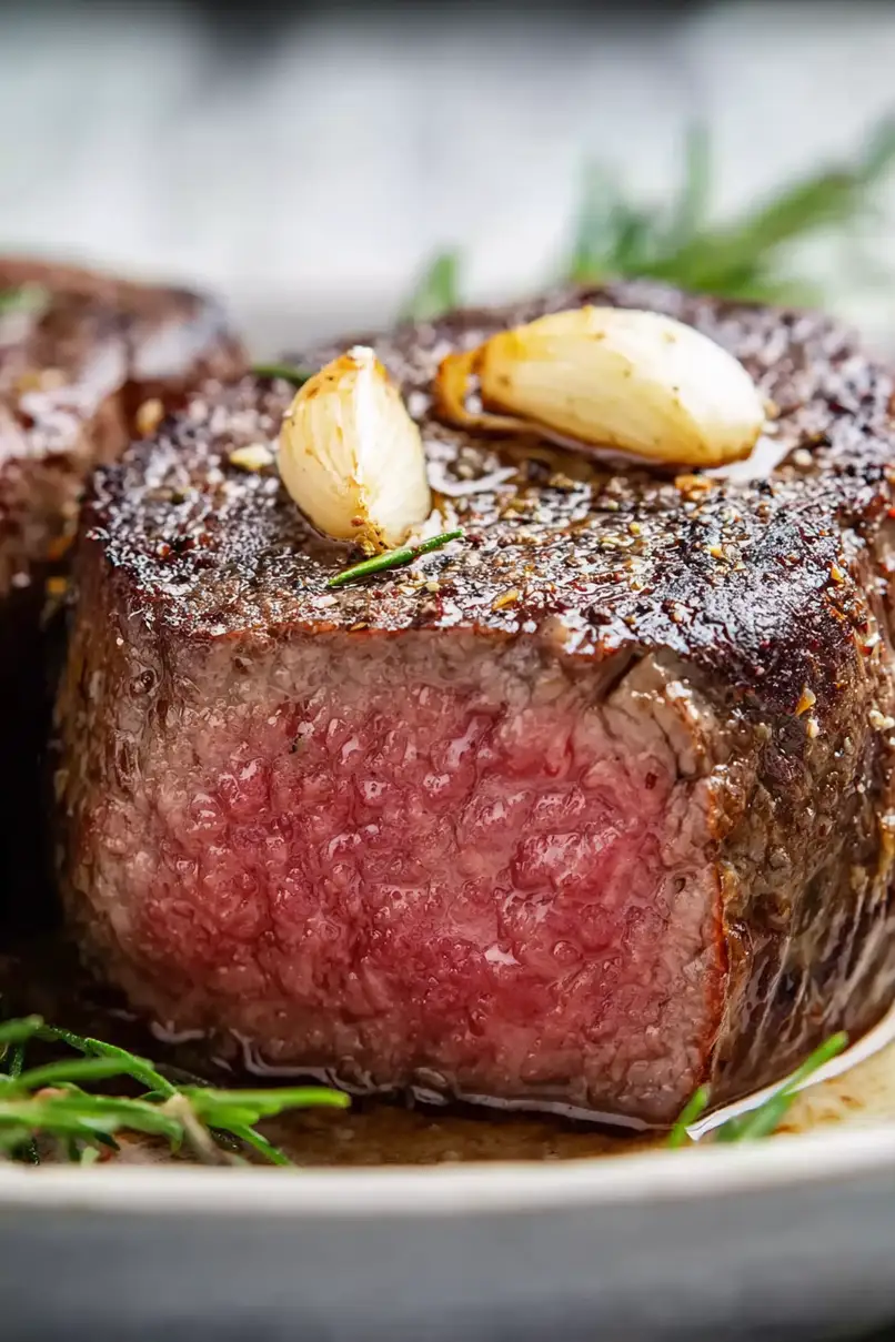 Decadent Cast Iron Skillet Filet Mignon