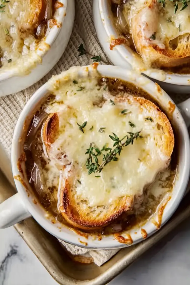 Savory Vegetarian French Onion Soup