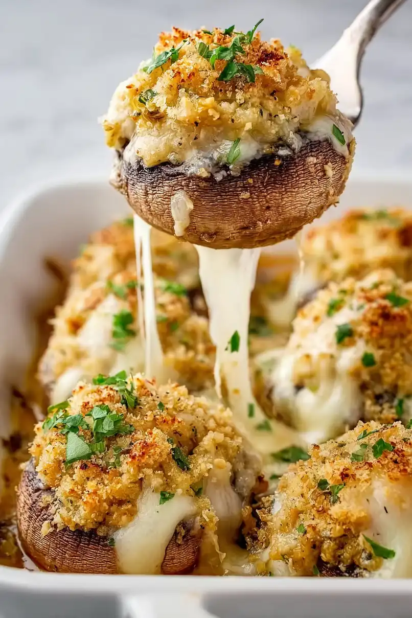 Tasty Olive Garden Stuffed Mushrooms