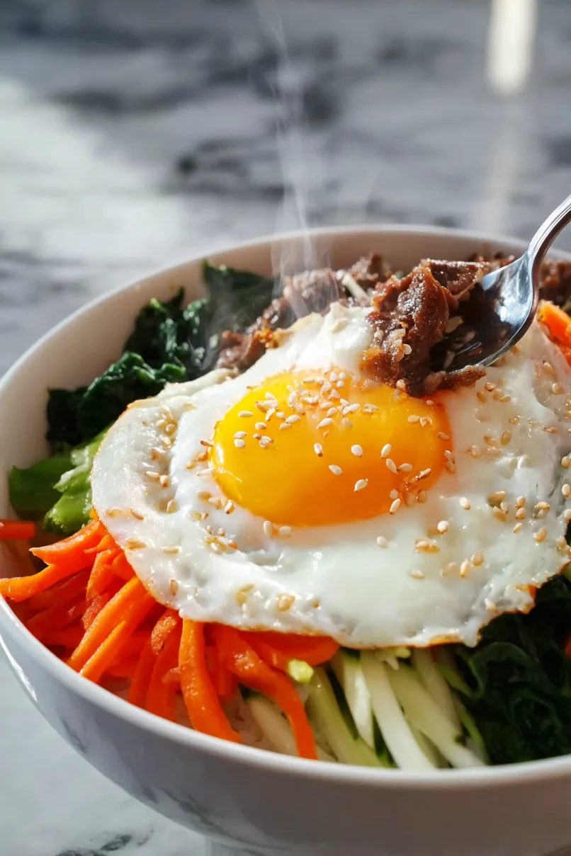 Tasty Rice Cooker Bibimbap