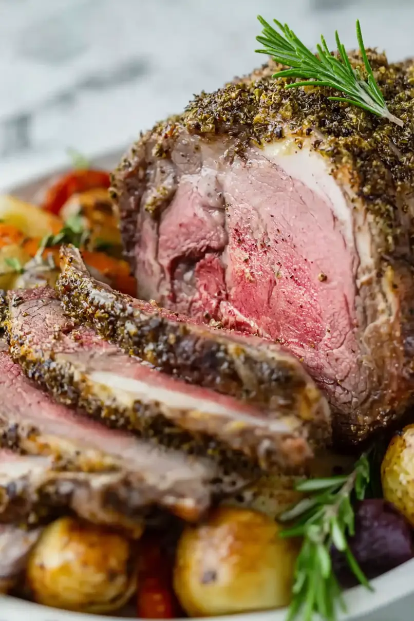 Slow Cooked Dutch Oven Roast Lamb