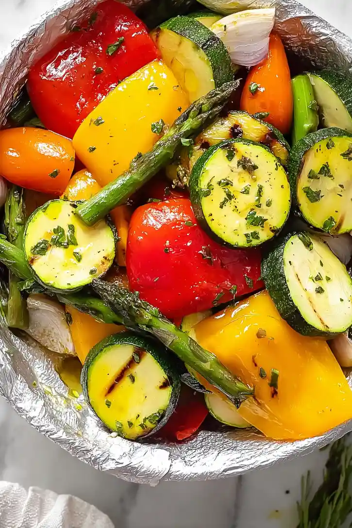 Simple Grilled Veggies in Foil